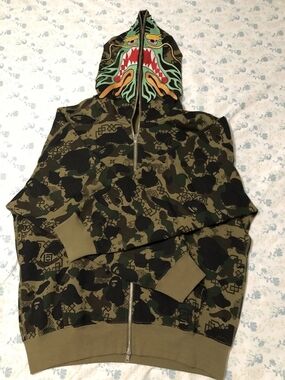Bape X Clot Full-Zip Hoodie
